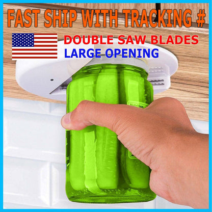 EZ Jar Opener Weak Single Hand under Cabinet Counter Lid Opener Senior Arthritis