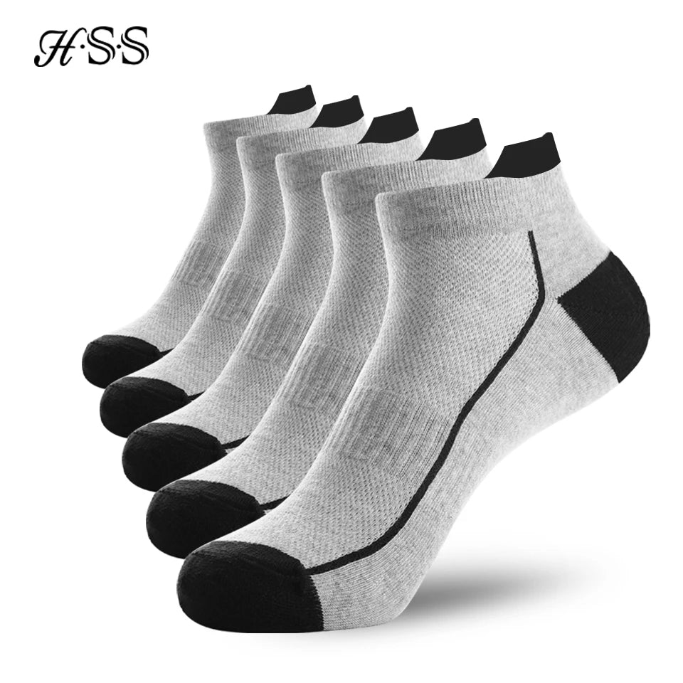 All summer with Organic Cotton Men's Socks - ideal for cycling and fitness, with breathable, quick-dry fabric in plus sizes