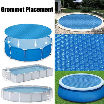 Round Solar Pool Cover Rainproof Dust Insulation Film Covers Heat Retaining UV Resistant Solar Pool Cover For Swimming Pool