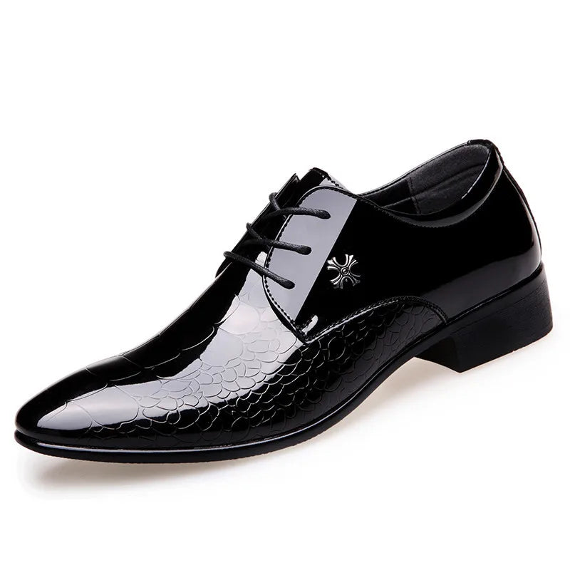 Luxury Italian Leather oxford shoes for men l wedding shoes pointed toe dress shoes classic derbies plus size 38-48