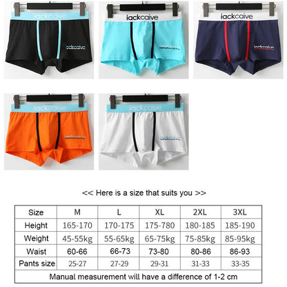 Men`s Cotton Underwear Boxers Breathable Man Boxer Printed Underpants Comfortable Shorts Men underwear L-3XL