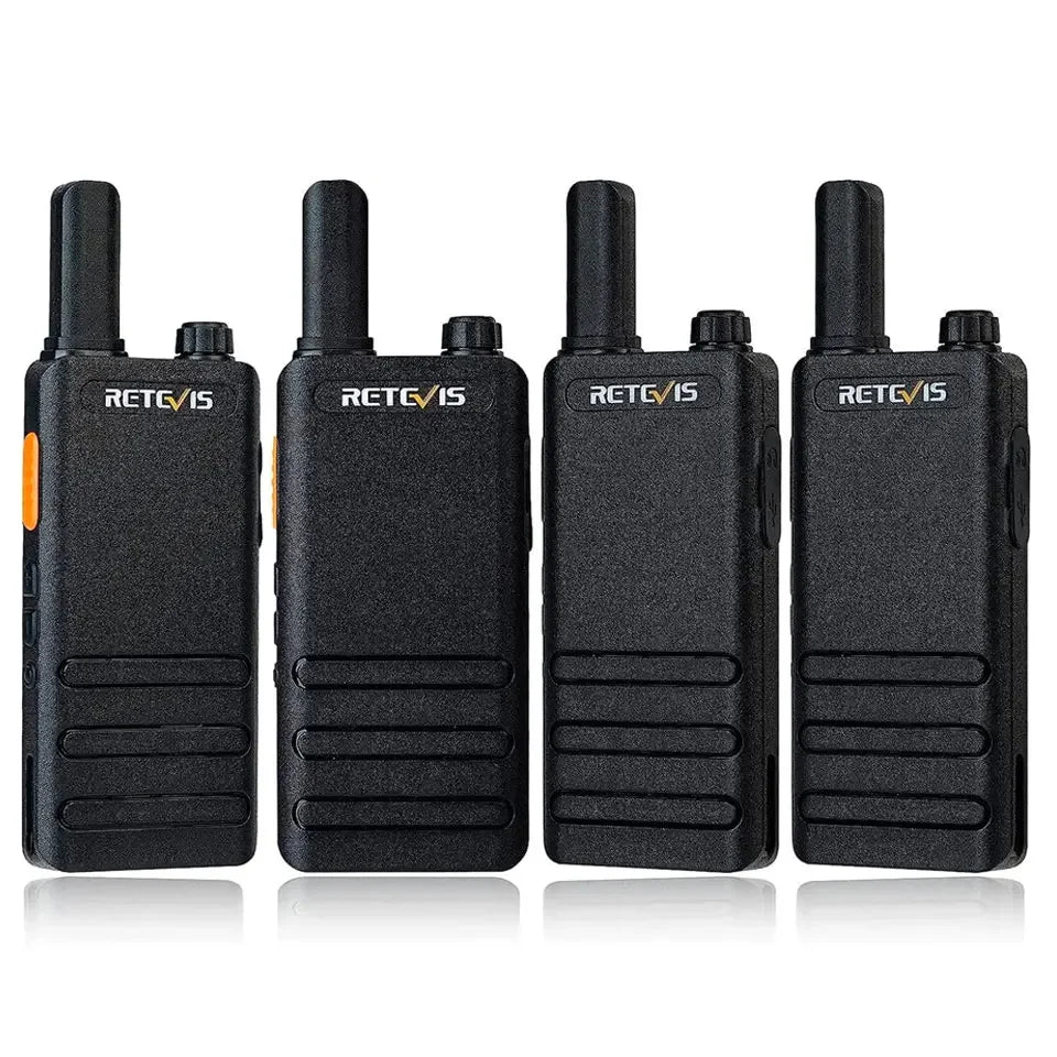 15mm Ultra-thin Mini Walkie Talkies 4 Pcs Type C Charge Walkie-talkies PMR446 Profesional Portable Two-way Radio