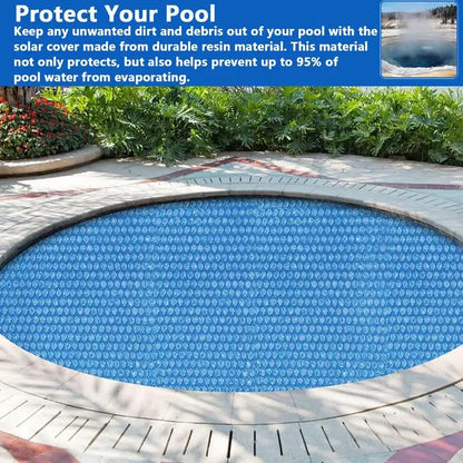 Round Solar Pool Cover Rainproof Dust Insulation Film Covers Heat Retaining UV Resistant Solar Pool Cover For Swimming Pool