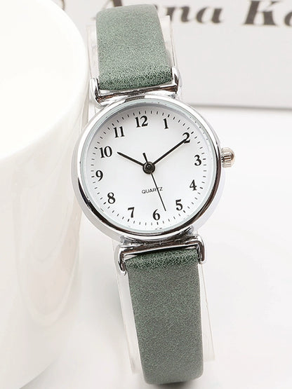 Women's Minimalist Graceful and Petite Noiseless Waterproof Ins Style Special-Interest Design wrist watch